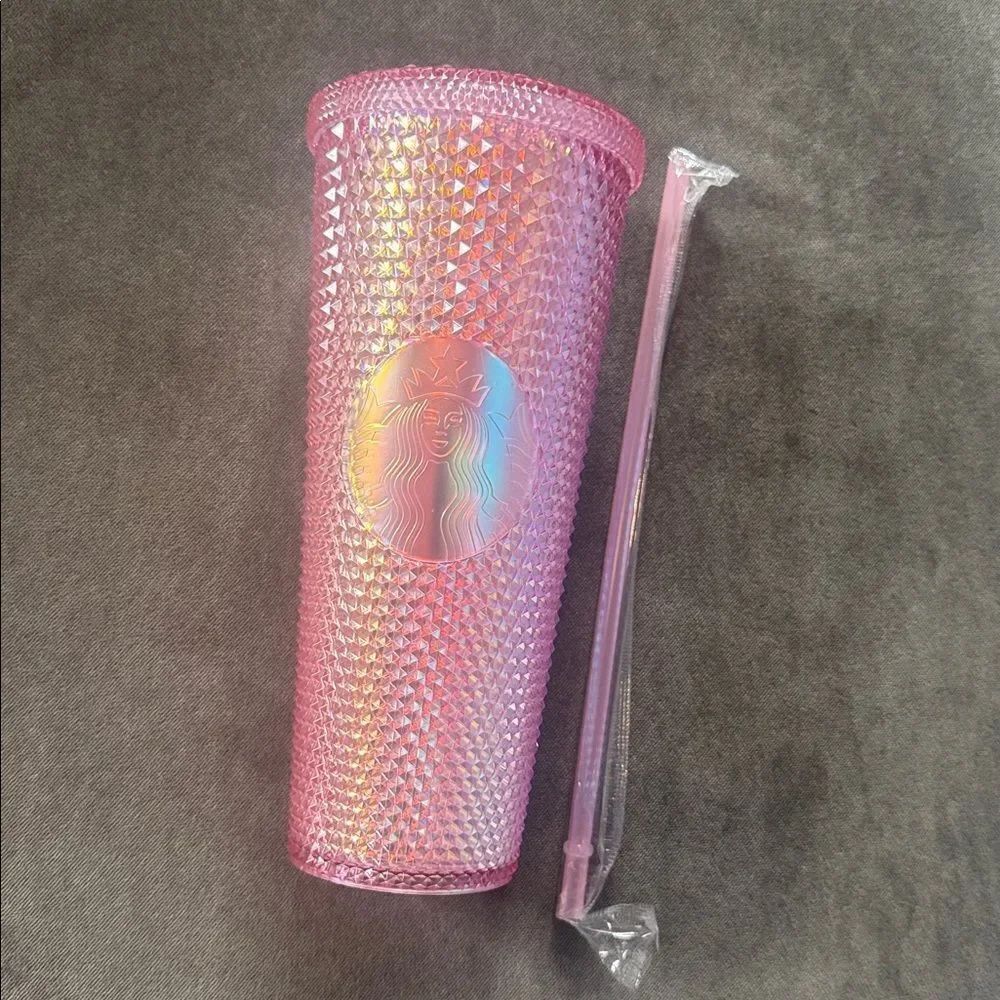 Starbucks Venti Pink Studded Tumbler 24oz NEW